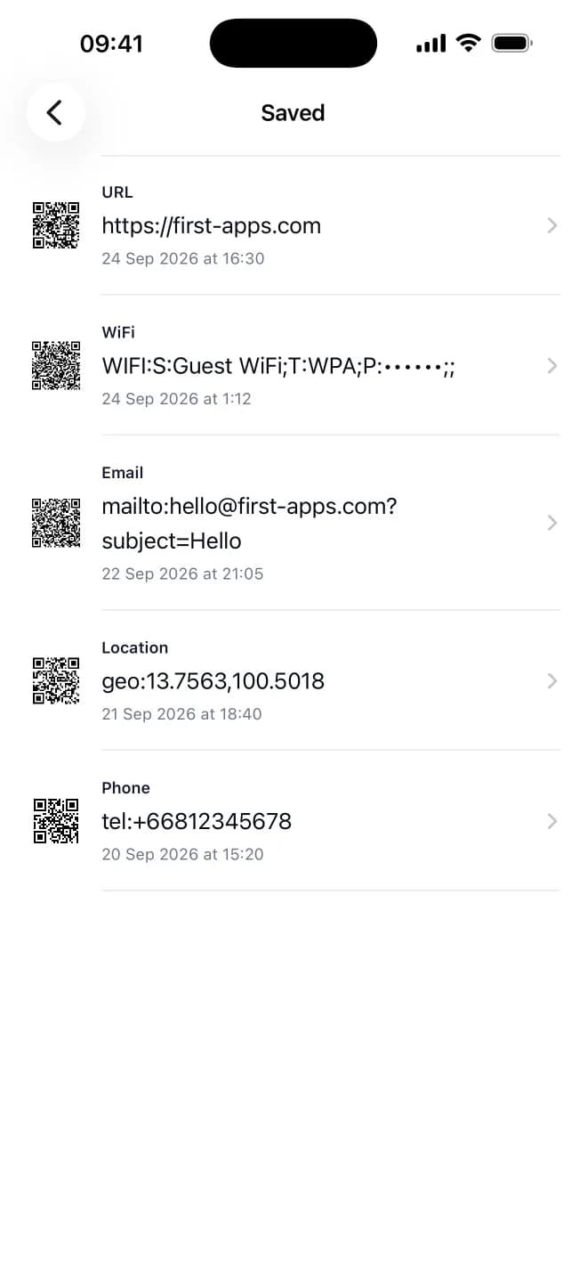 Keep the codes you use often